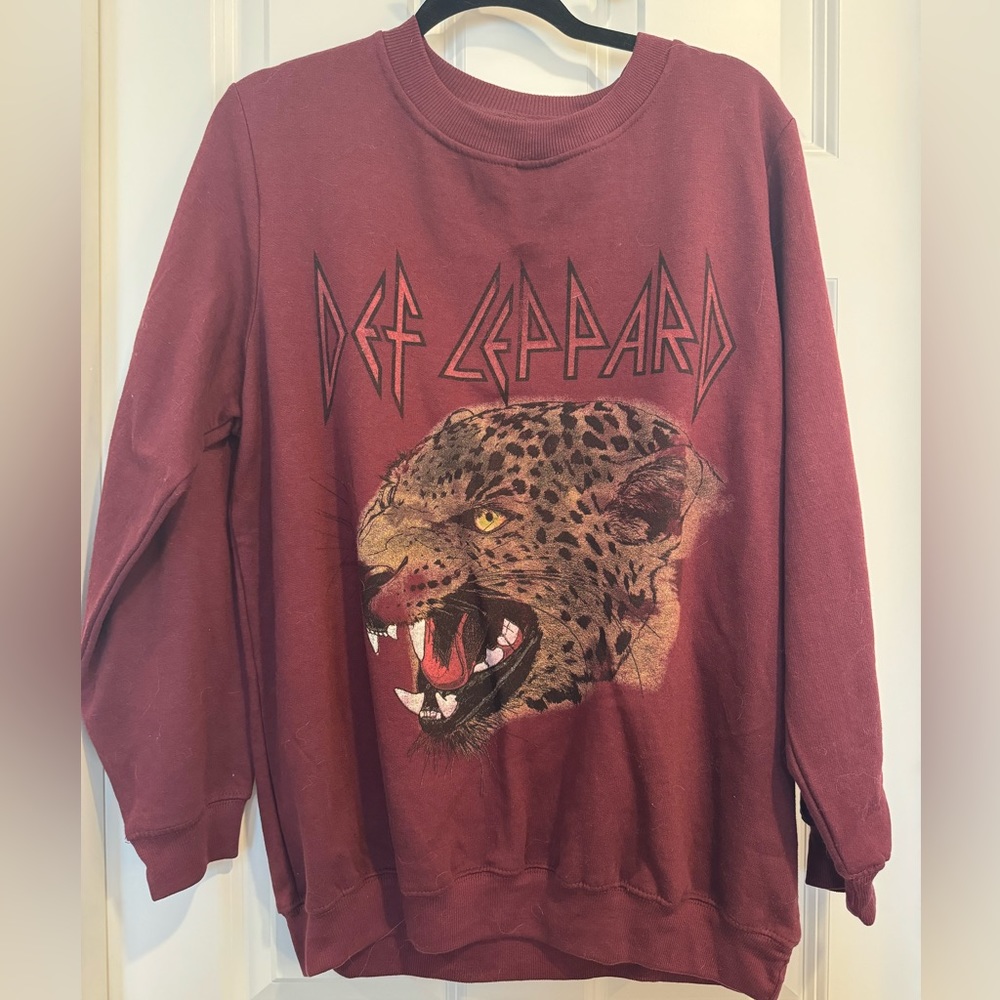 Def Leopard Crewneck